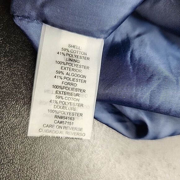 Karl Lagerfeld Drop Waisted Tweed Sleeveless Dress - Blue, White Sz 8 - Picture 9 of 9